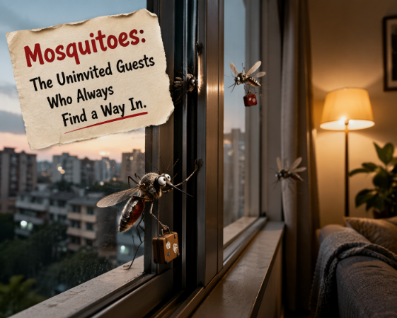 mosquitoes the univited guests who always find a way in