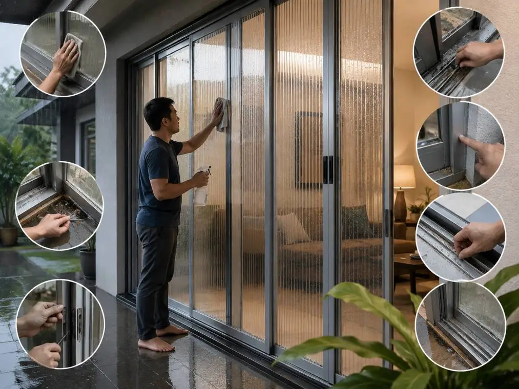 Maintain Polycarbonate Acrylic Sliding Doors During Monsoon